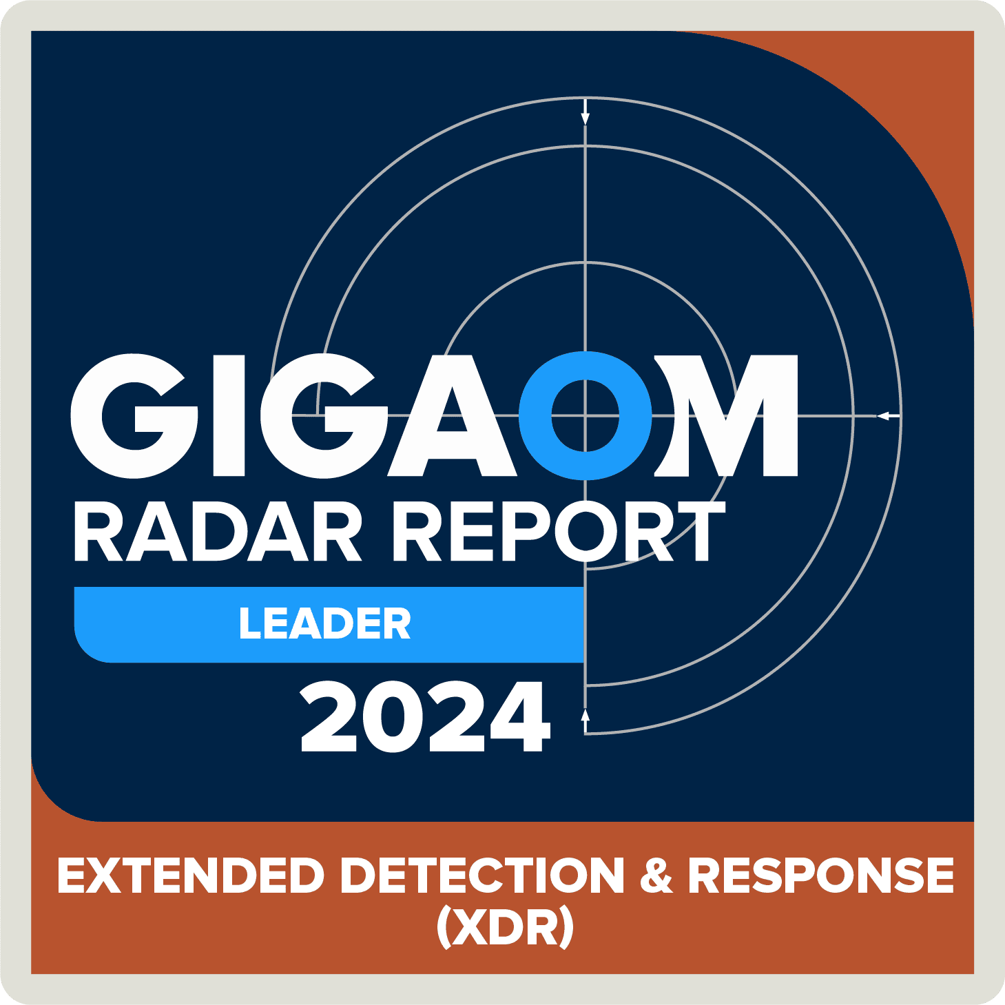 Gigaom XDR Leader 2024 Badge